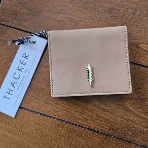 Thacker Cassie Card Case in Light Tan NWT